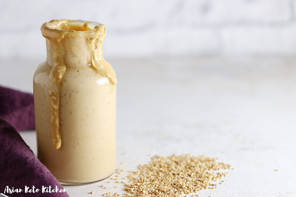Keto Japanese Sesame Dressing Recipe Asian Keto Kitchen